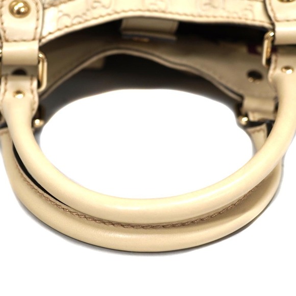 Gucci Sukey Tote Bag Shoulder GG Guccissima Leather Ivory White - Picture 7 of 9